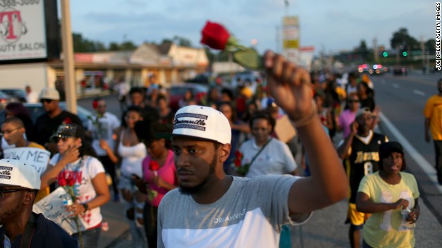 > on August 18, 2014 in Ferguson, Missouri.