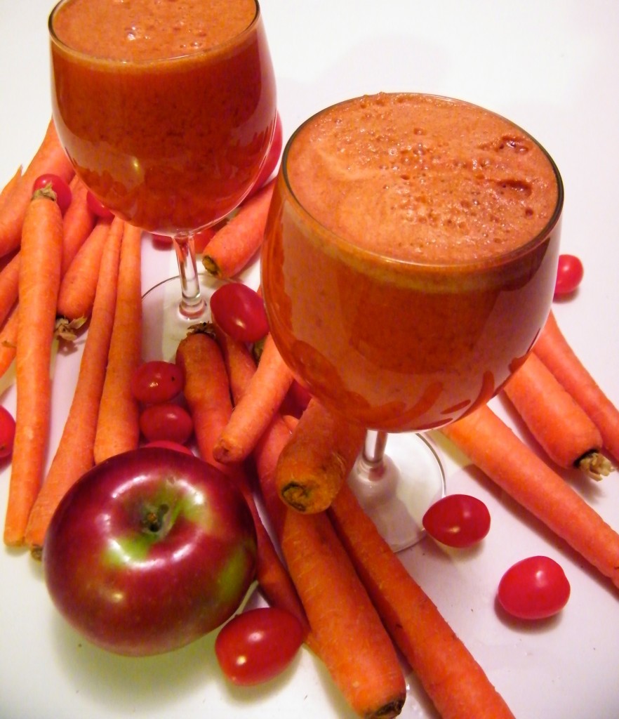 Apple Carrot Tomato Juice and a WINNER