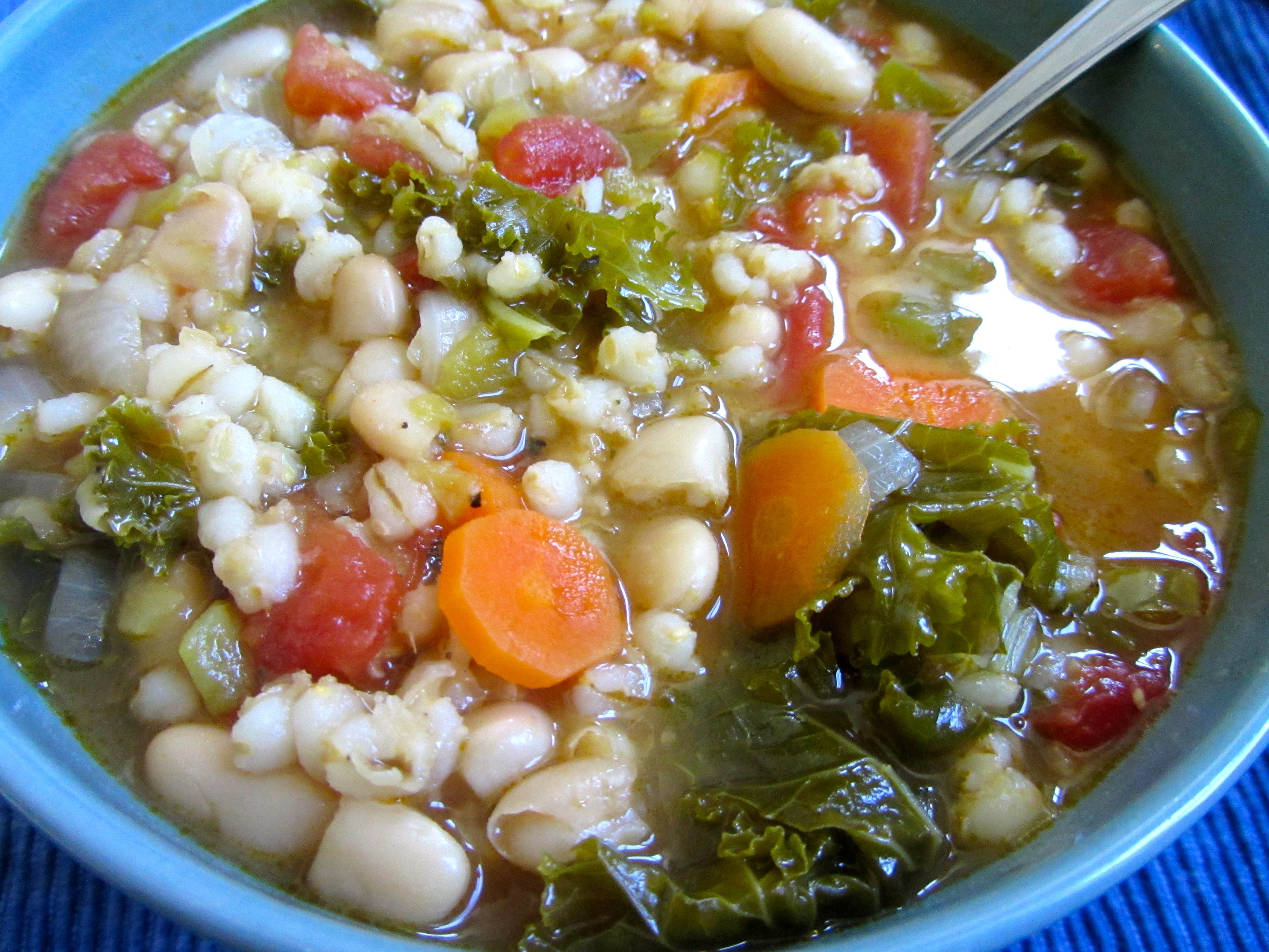 Green Chile Barley Soup