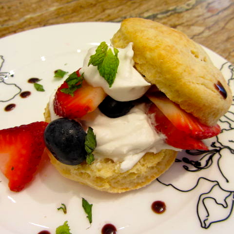 Vegan Strawberry and Blueberry Shortcakes