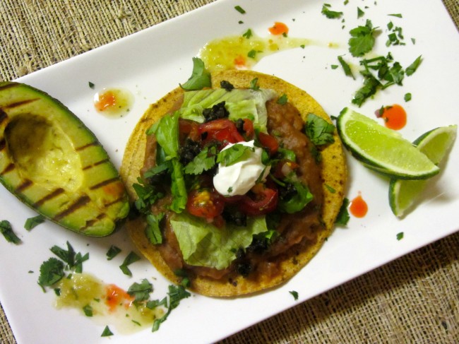 Grilled Avocado Tostada Como Water