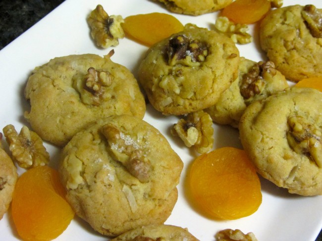 Apricot Walnut Cookies Vegan Como Water